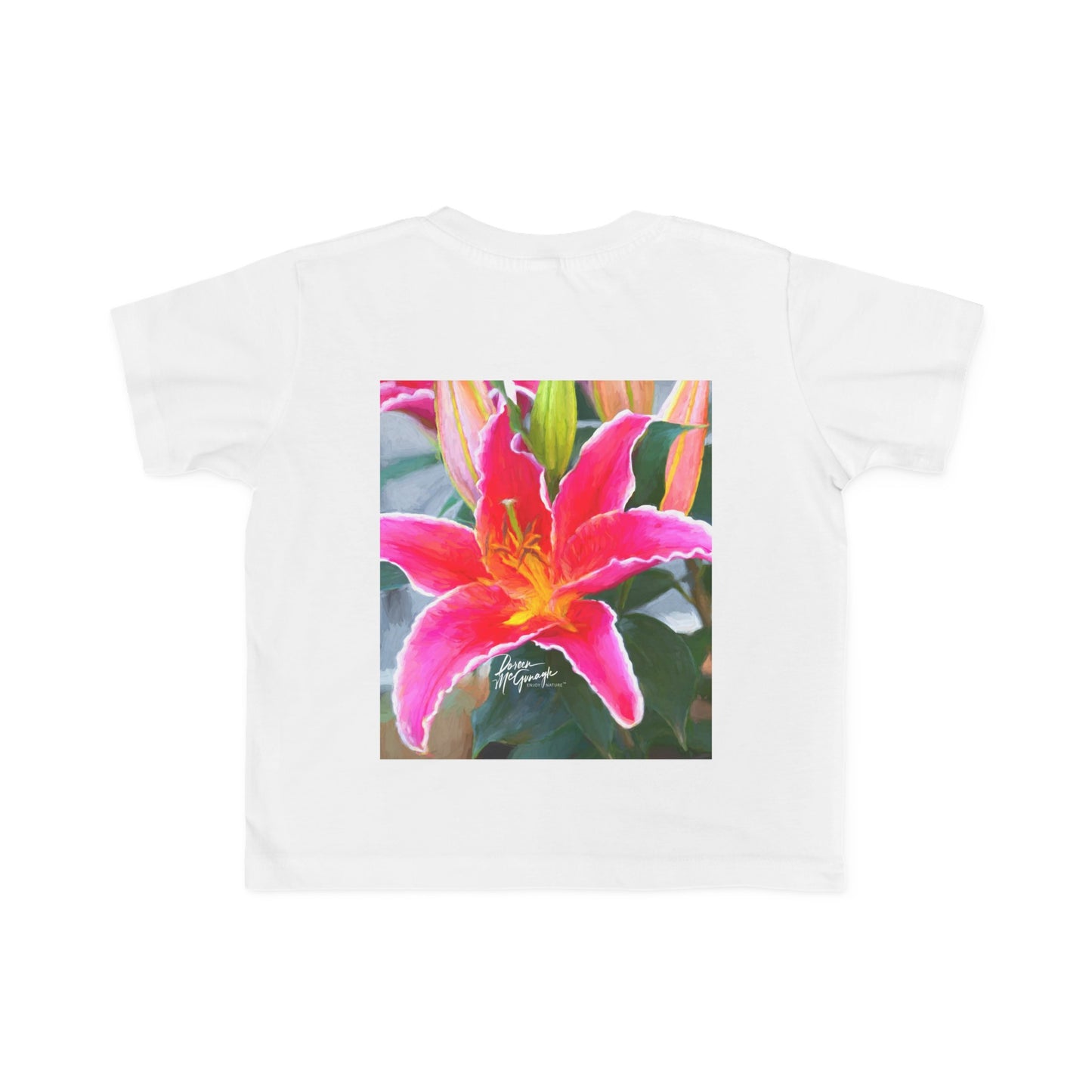 Enjoy Nature Toddler Tee - Pink Lily