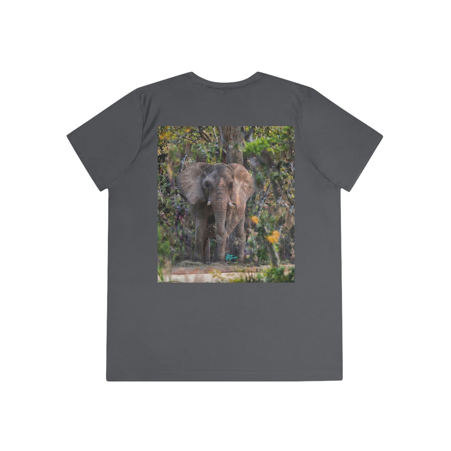 Womens Fitted Tee Shirts Spirited Elephant 12, Performance shirt