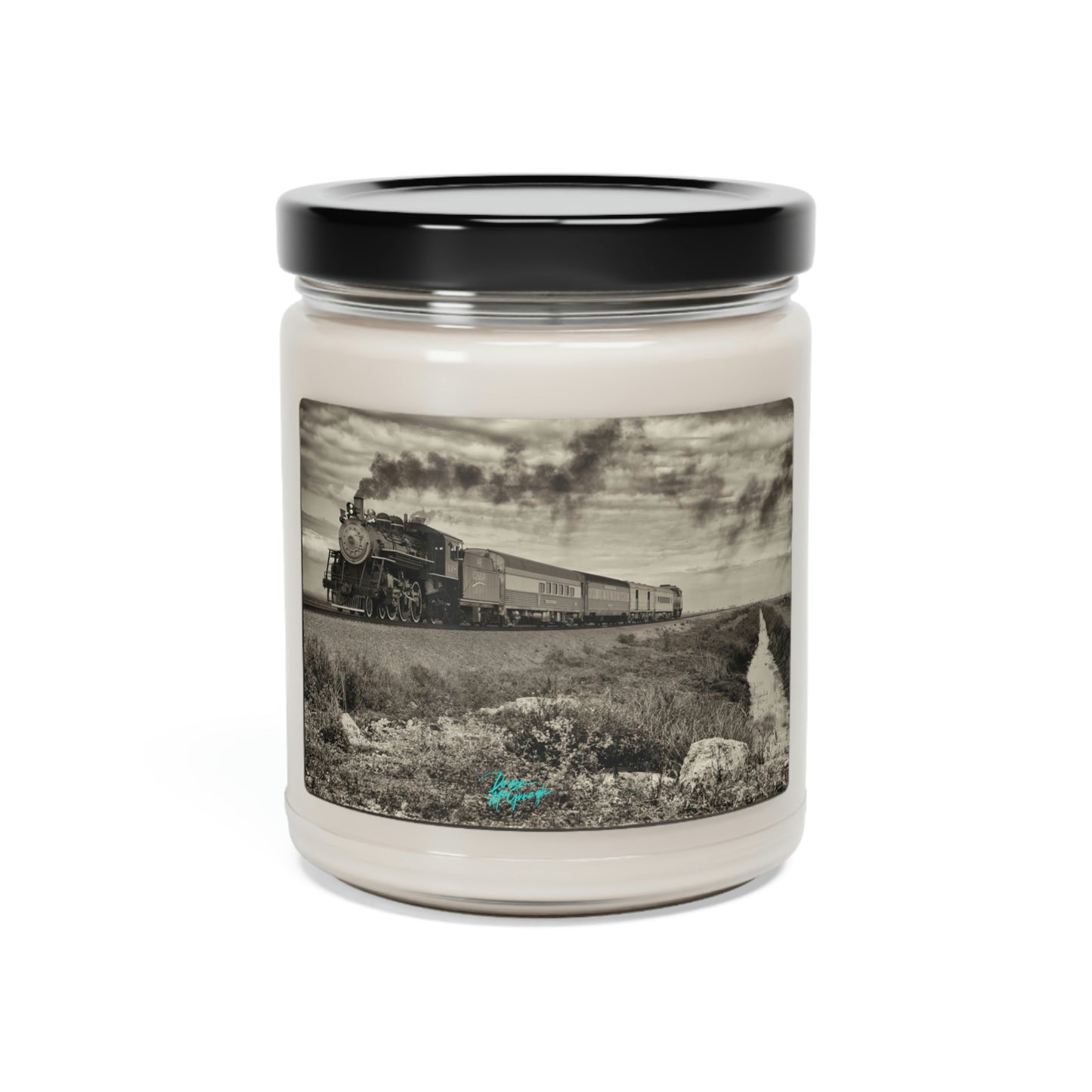 Natural Soy Candles Sugar Express Train, 9oz, nature inspired decor