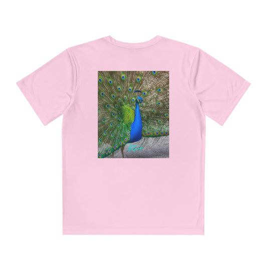 Youth T Shirts, Peacock Bird 05, performance shirt