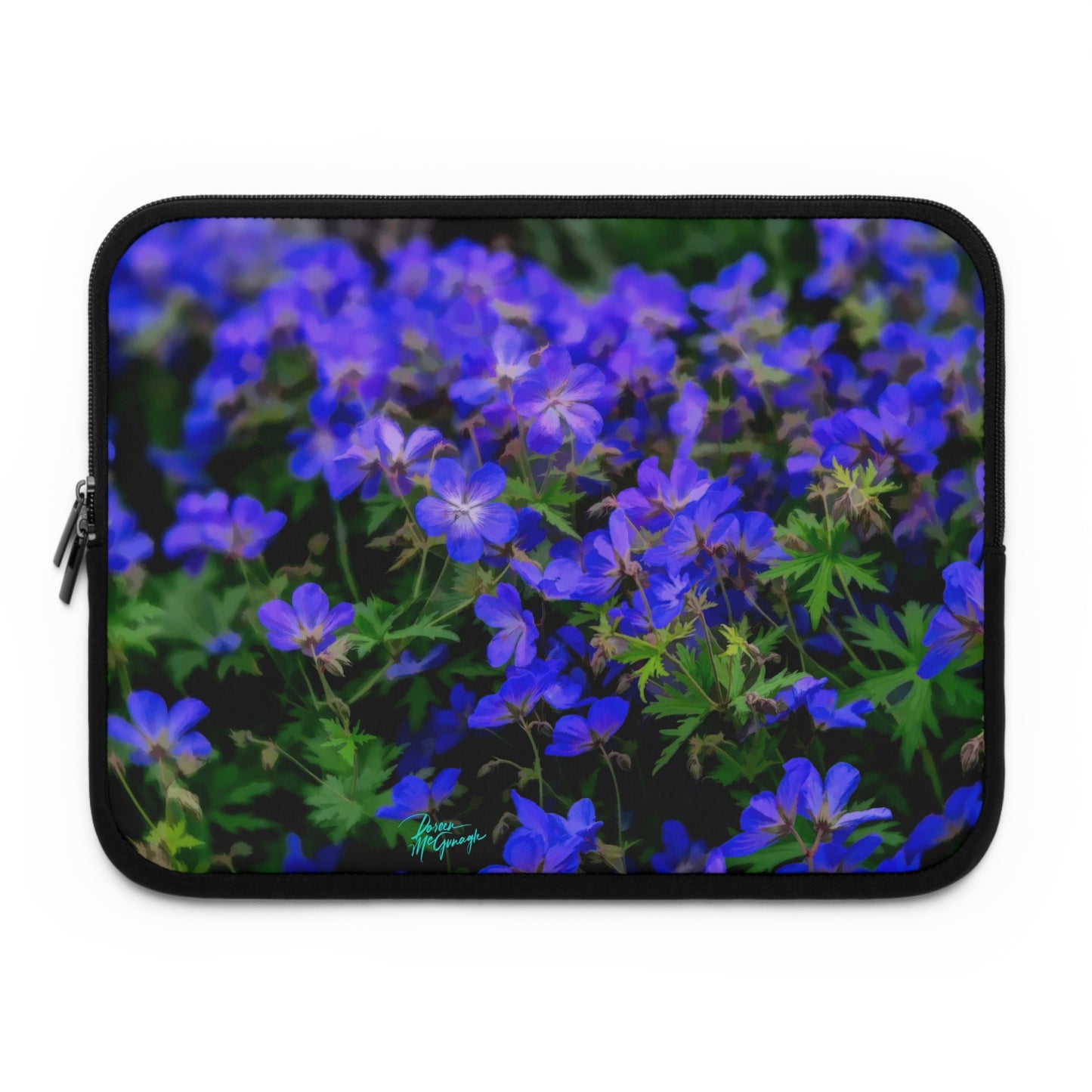 Blue Wildflowers Laptop Sleeve