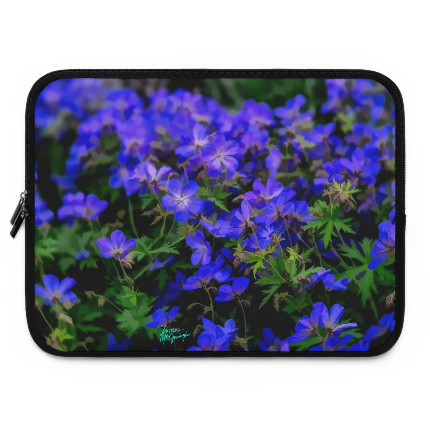 Blue Wildflowers Laptop Sleeve