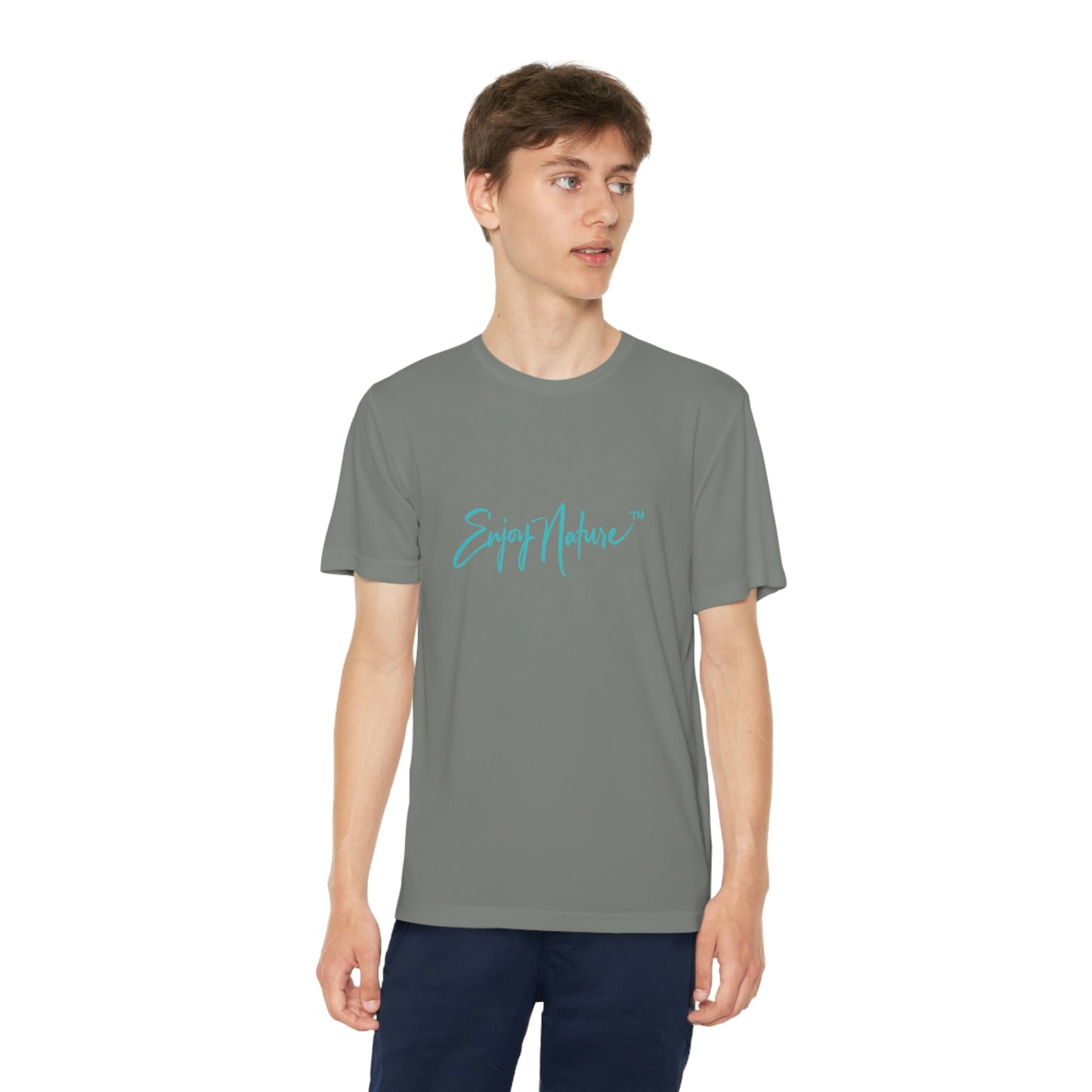 Youth T Shirts, Great Blue Heron, performance shirt