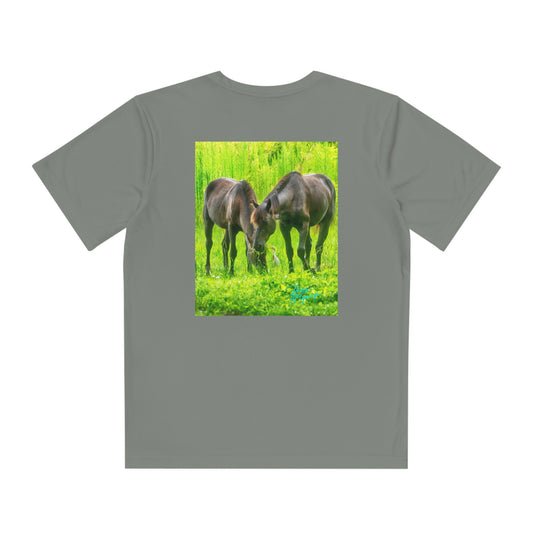 Youth T Shirts, Wild Horses, performance shirt