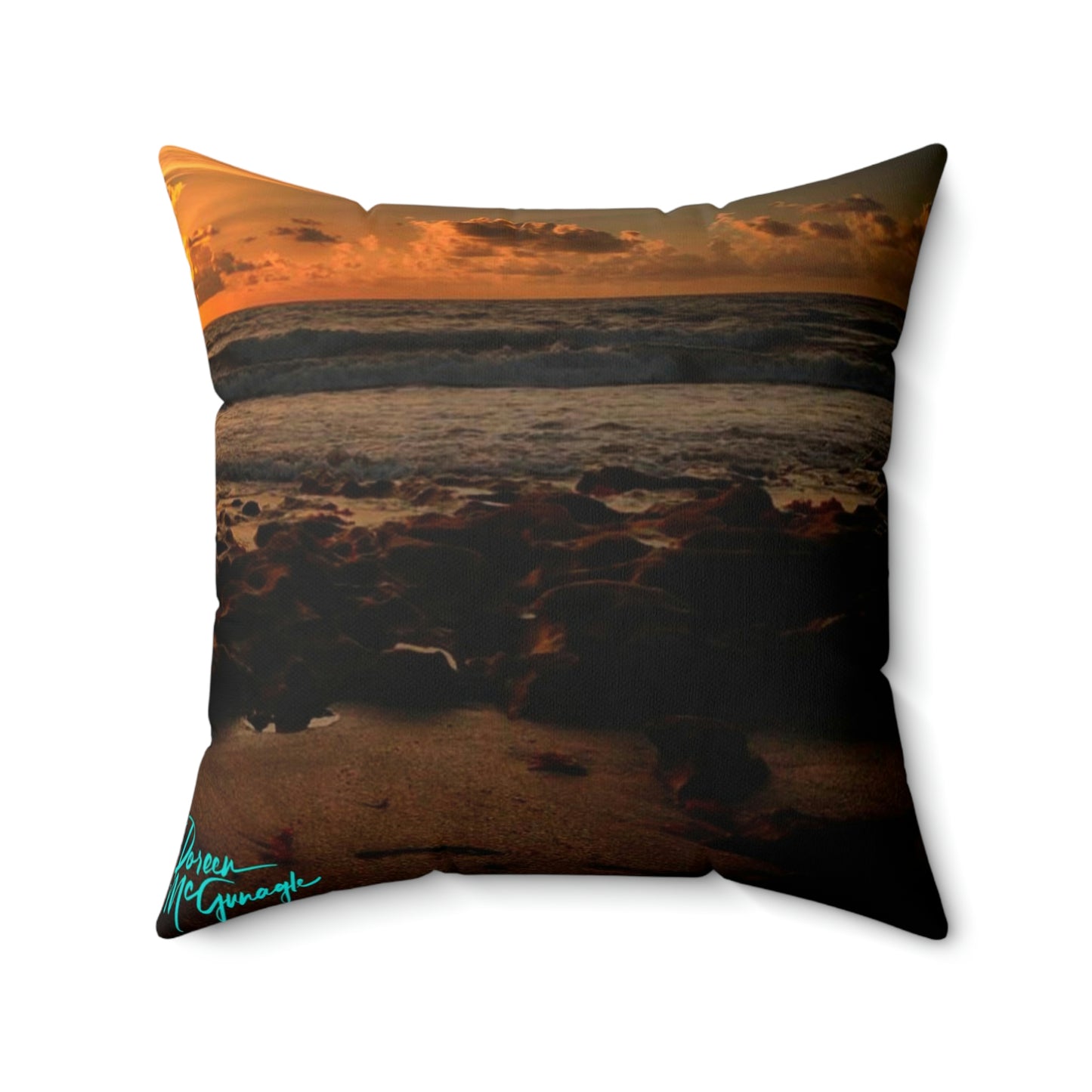 Artistic Accents Pillow Sunrise on Coral Cove 15