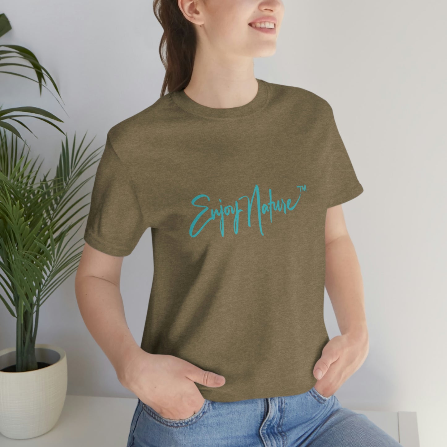 Unisex T shirt Cresent Lake, inspired by nature