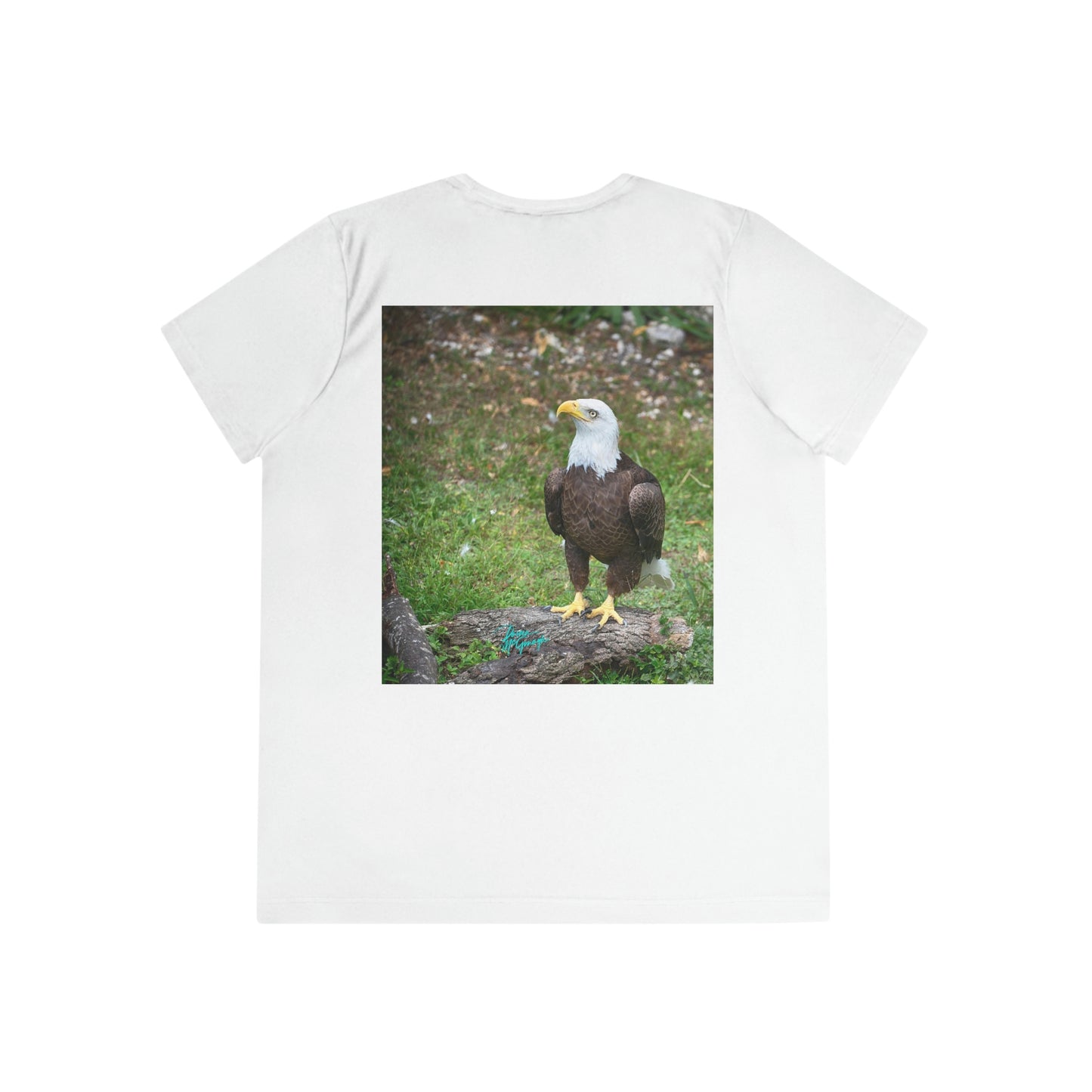 Womens Fitted Tee Shirts American Bald Eagle 14, Performance shirt