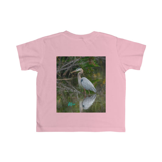 Infant Great Blue Heron Tee, t shirts for kids, inspired by nature