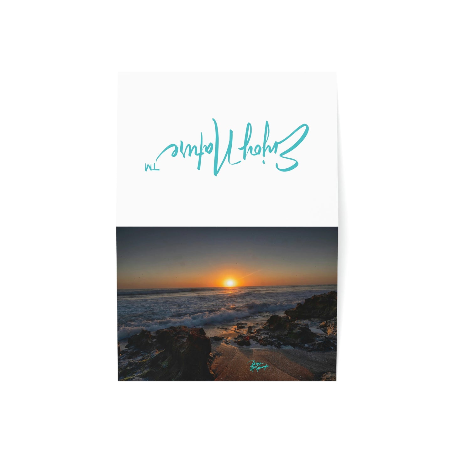 Photo note cards Sunrise on Stuart Beach, boxed note cards, 10 pc