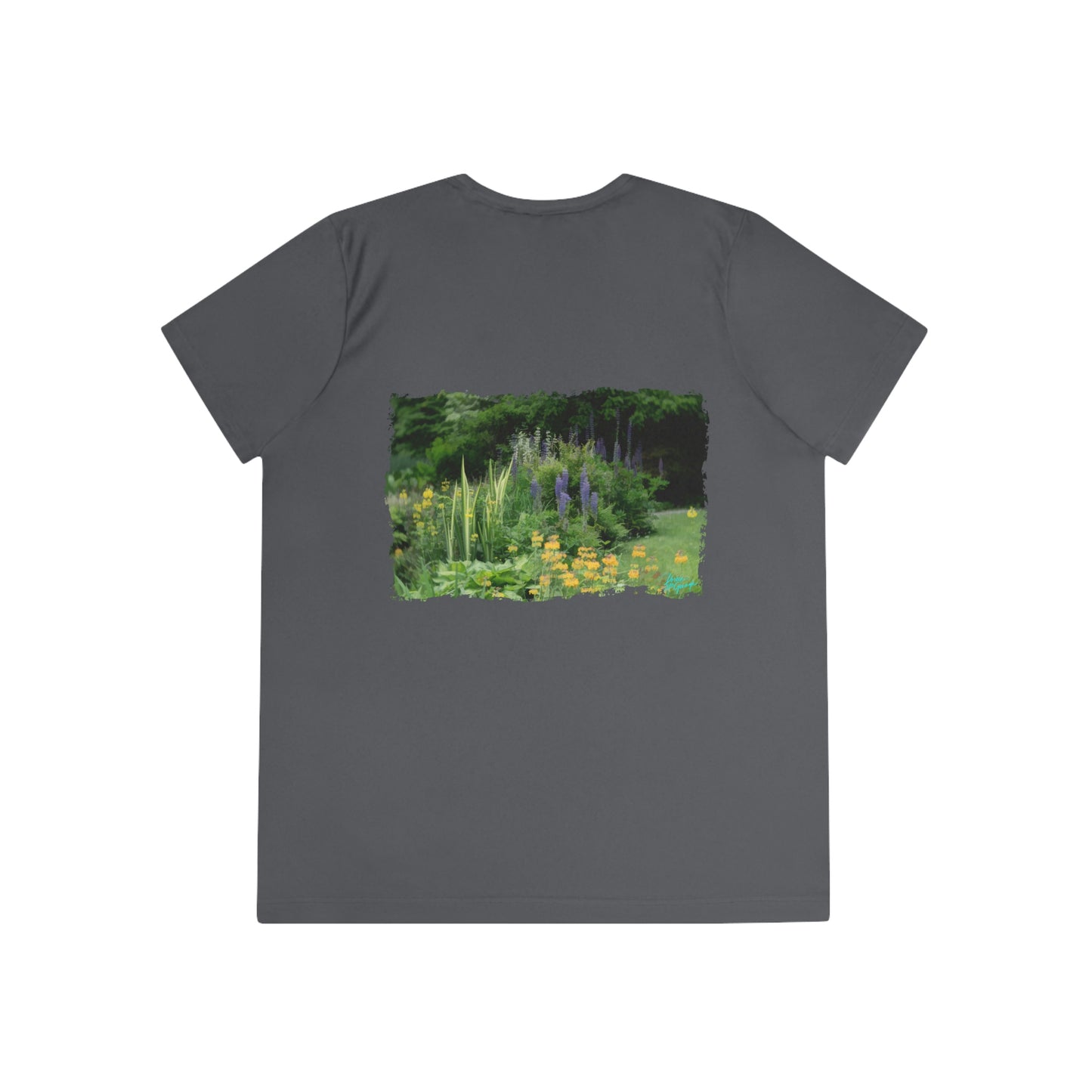 Womens Fitted Tee Shirts Ashford Garden Path 04, Performance shirt