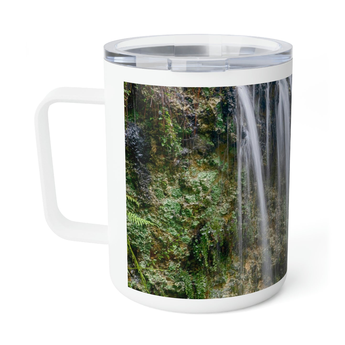 Eco friendly, Nature Waterfall ,10 oz Insulated travel Mug