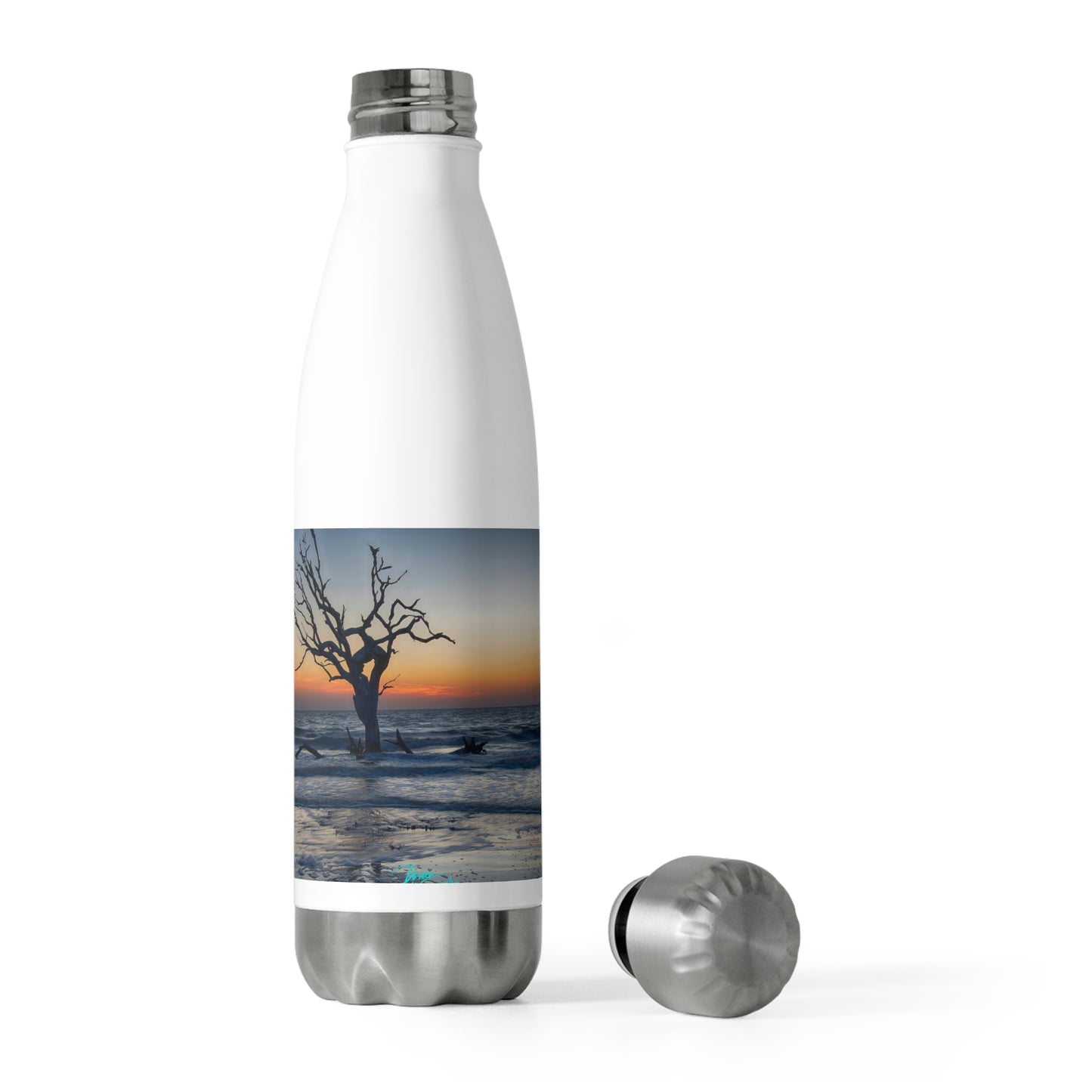 Eco friendly water bottle Sunrise on Jekyll Island,20oz insulated water bottle