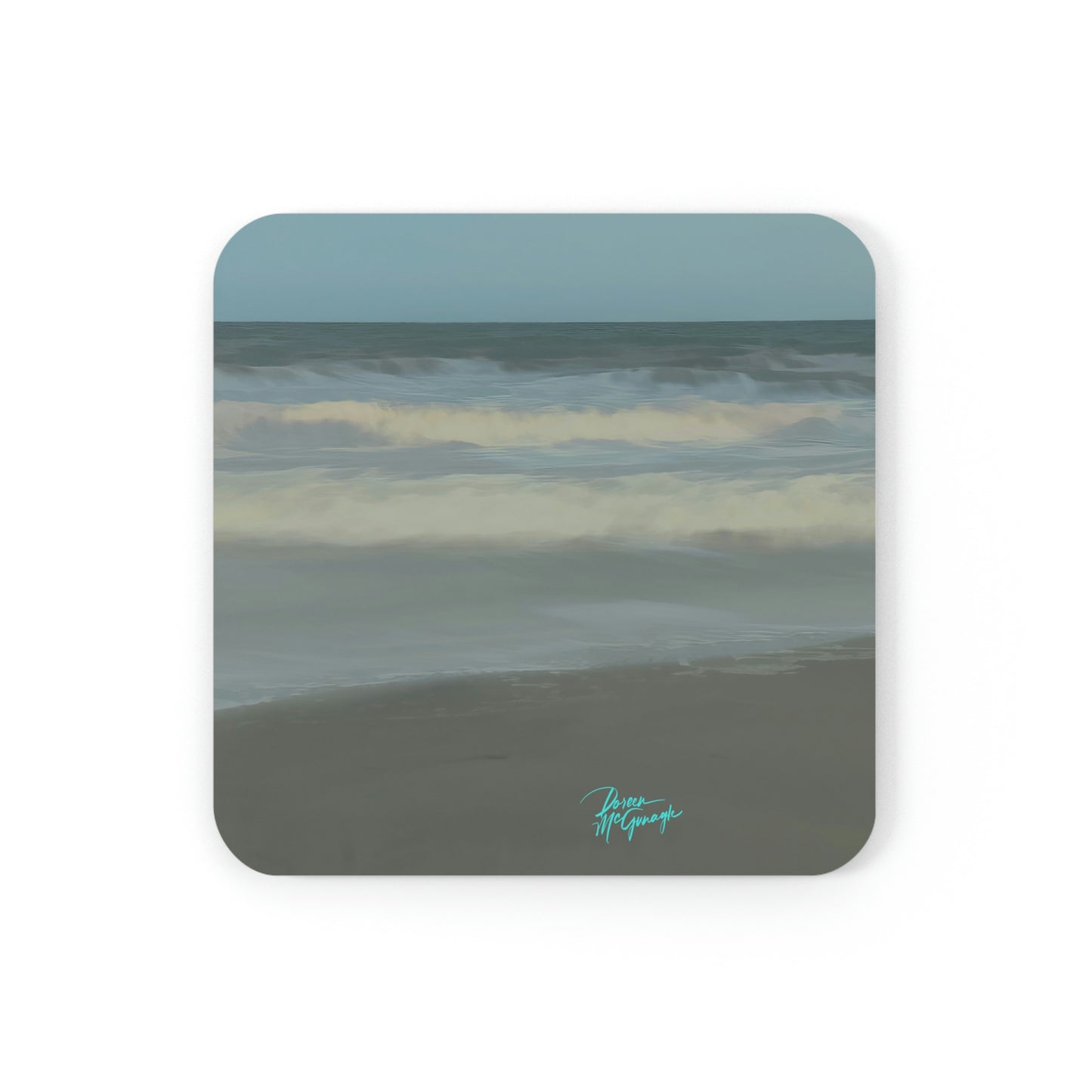 Sunset on Hilton Head Cork Coaster Set