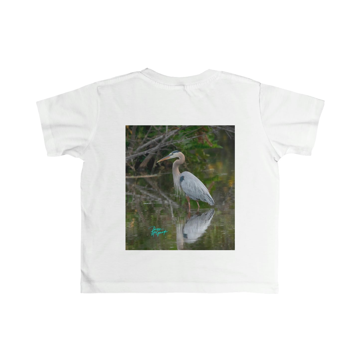 Infant Great Blue Heron Tee, t shirts for kids, inspired by nature