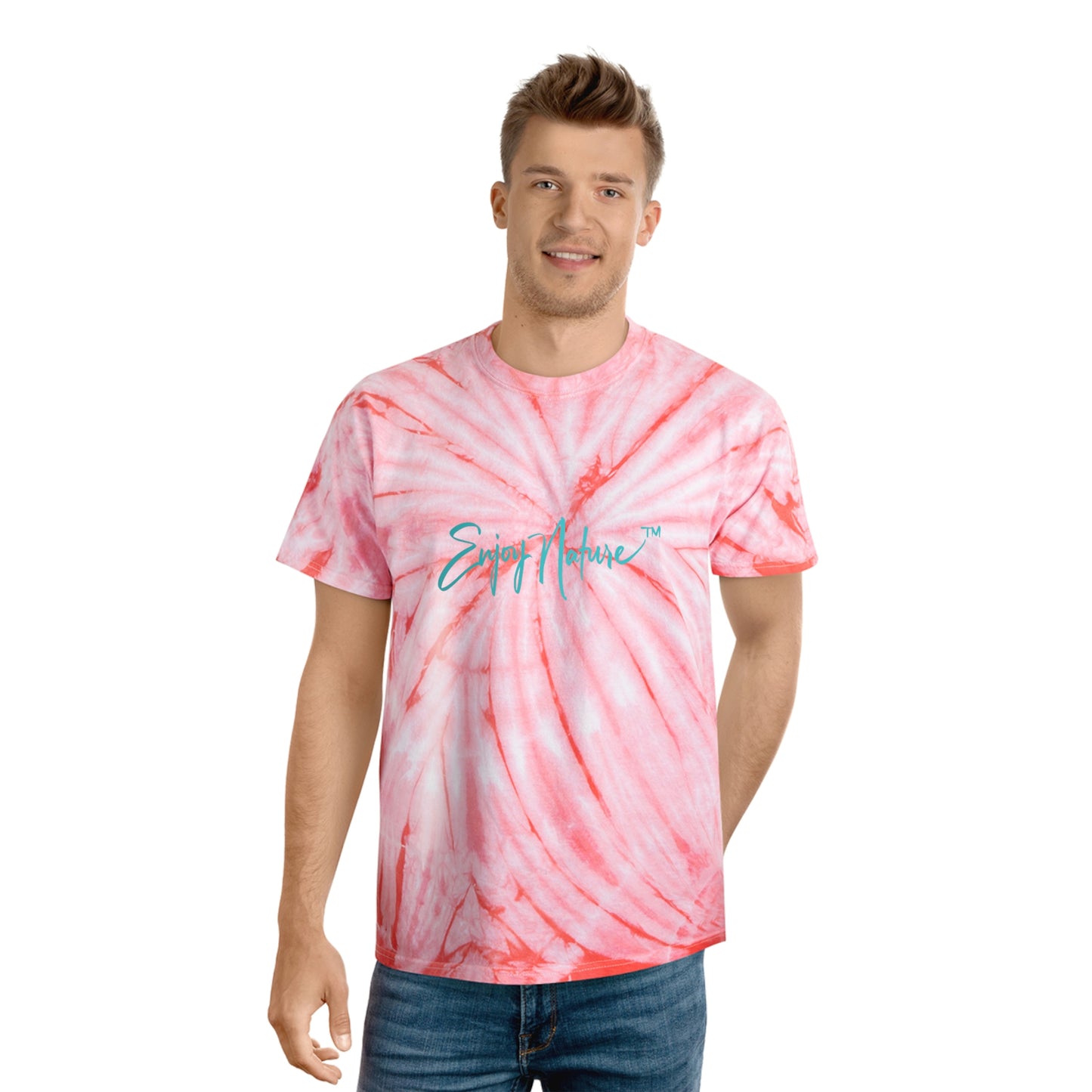 Unisex Tie Dye T shirt  Flamingo Bird 17, inspired by nature