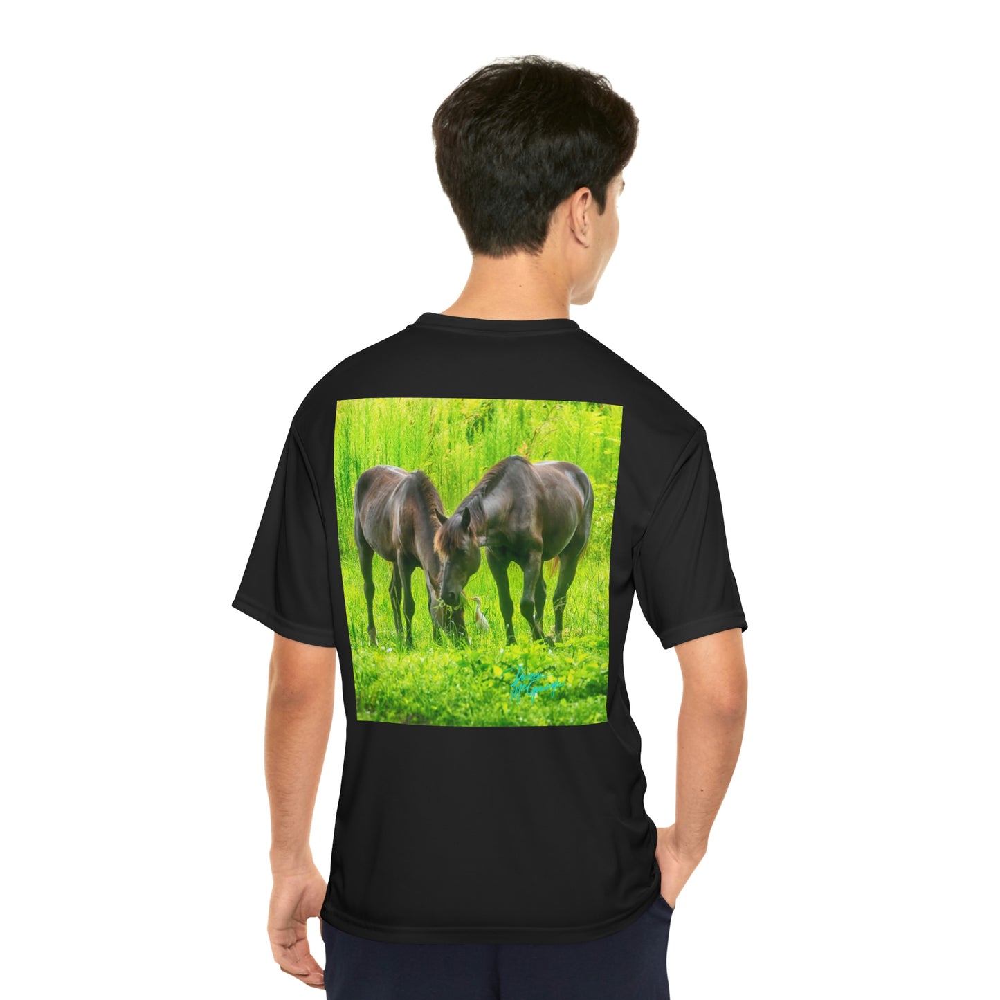 Mens t shirts Wild Horses, performance shirt