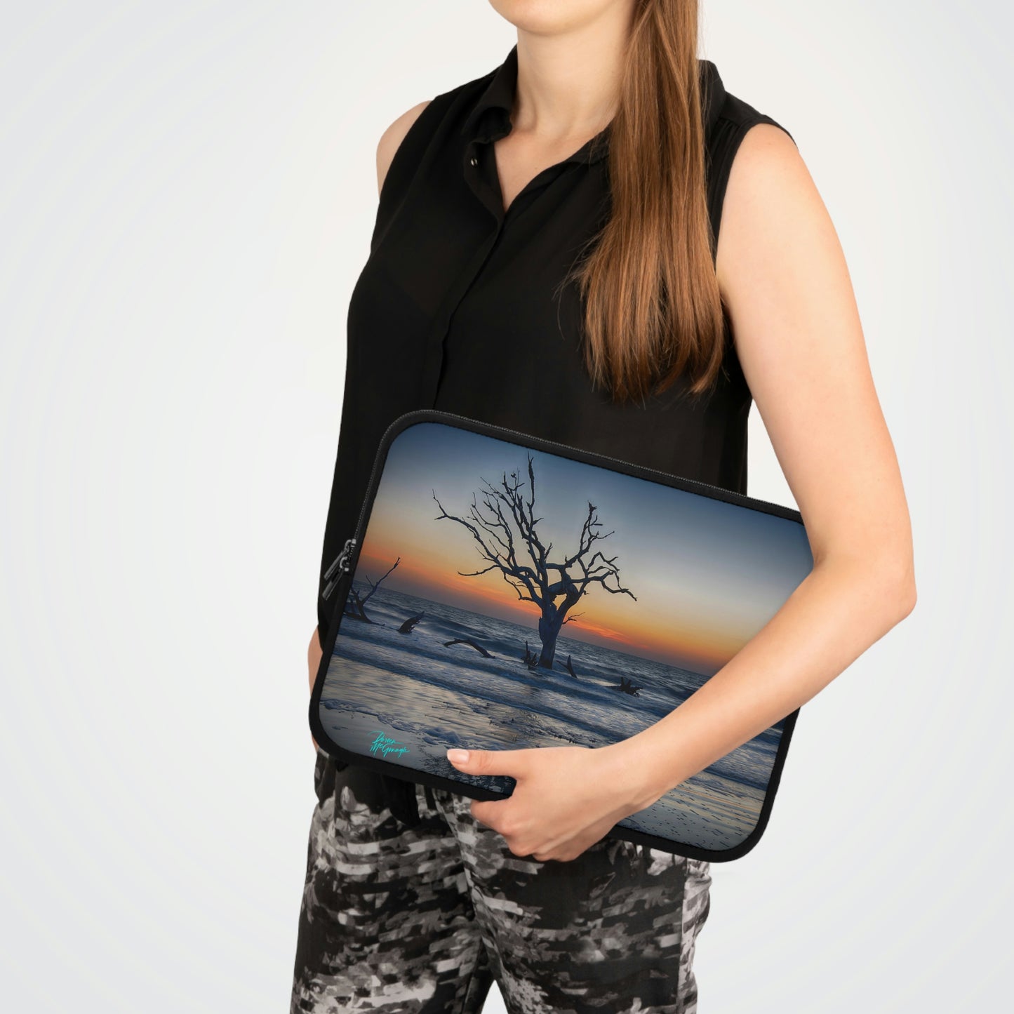 Sunrise on Jekyll Island Laptop Sleeve