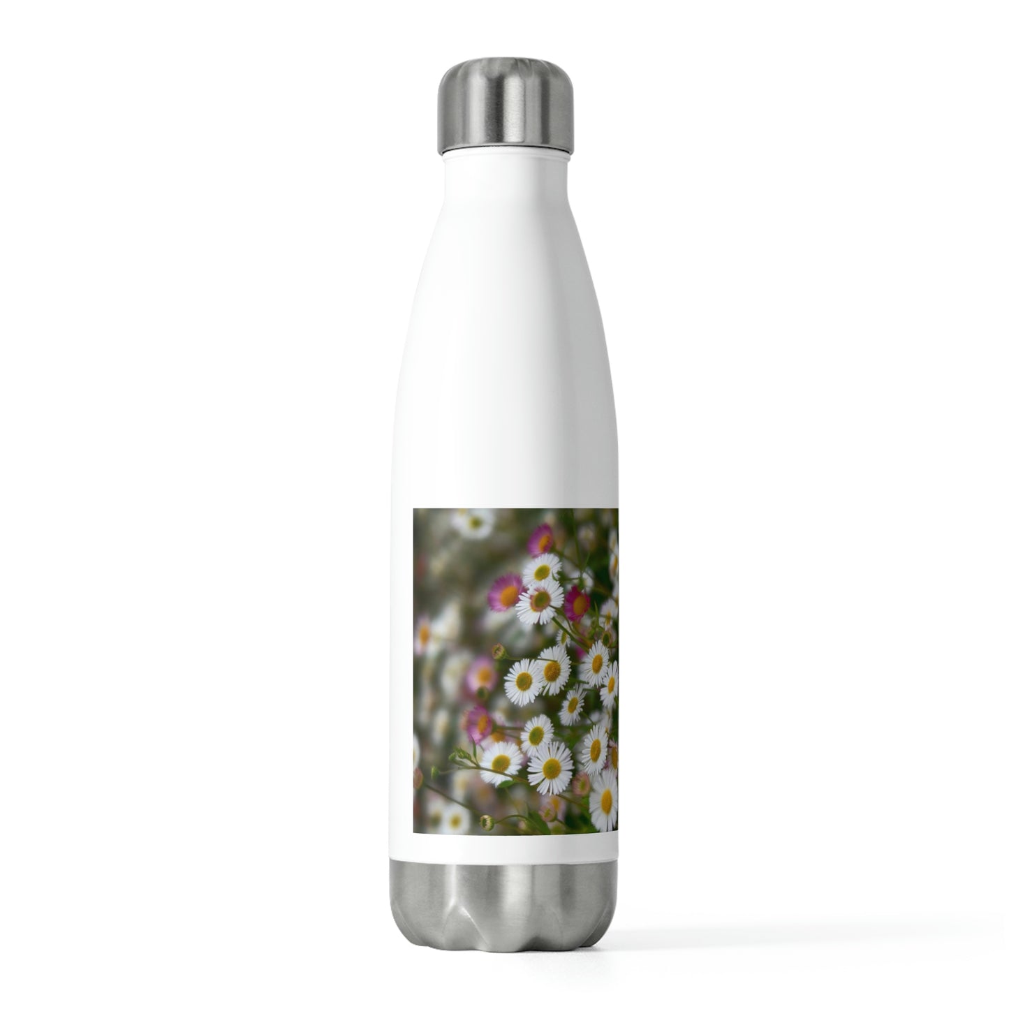 Eco friendly water bottle Wild Daisies,20oz insulated water bottle