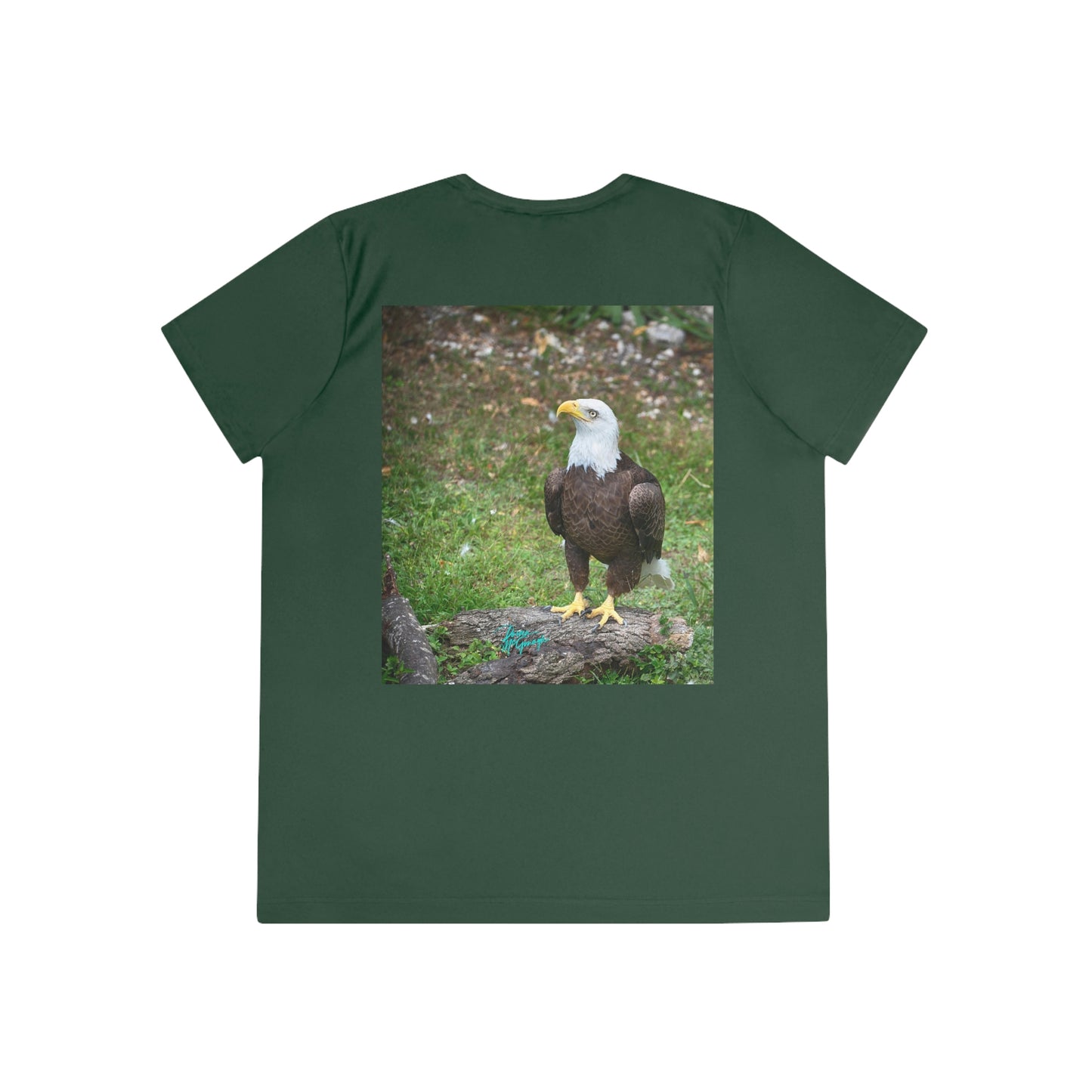 Womens Fitted Tee Shirts American Bald Eagle 14, Performance shirt