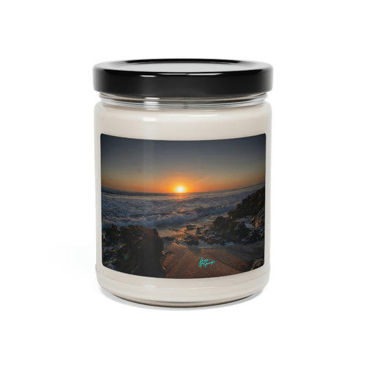 Natural Soy Candles Sunrise on Stuart Beach, 9oz, nature inspired decor