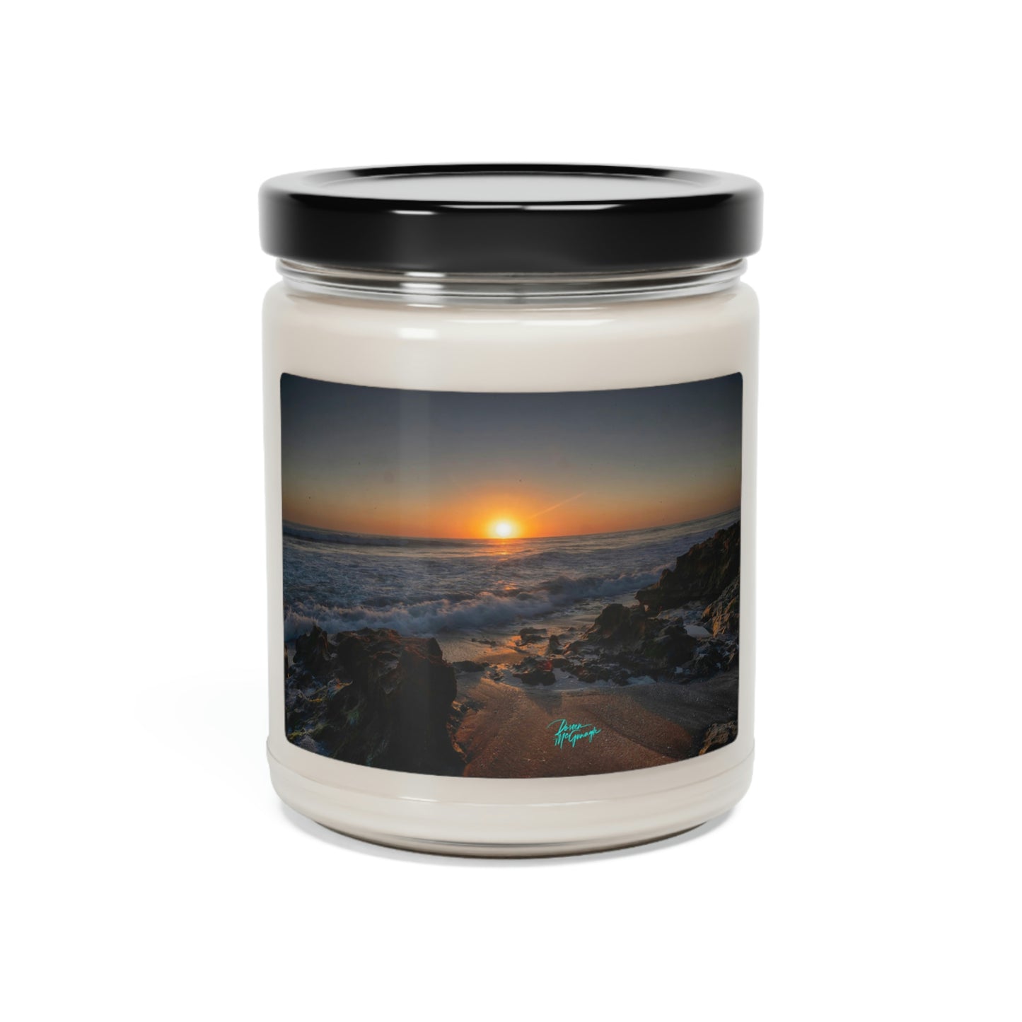 Natural Soy Candles Sunrise on Stuart Beach, 9oz, nature inspired decor