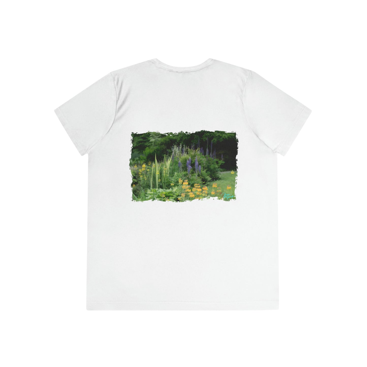 Womens Fitted Tee Shirts Ashford Garden Path 04, Performance shirt