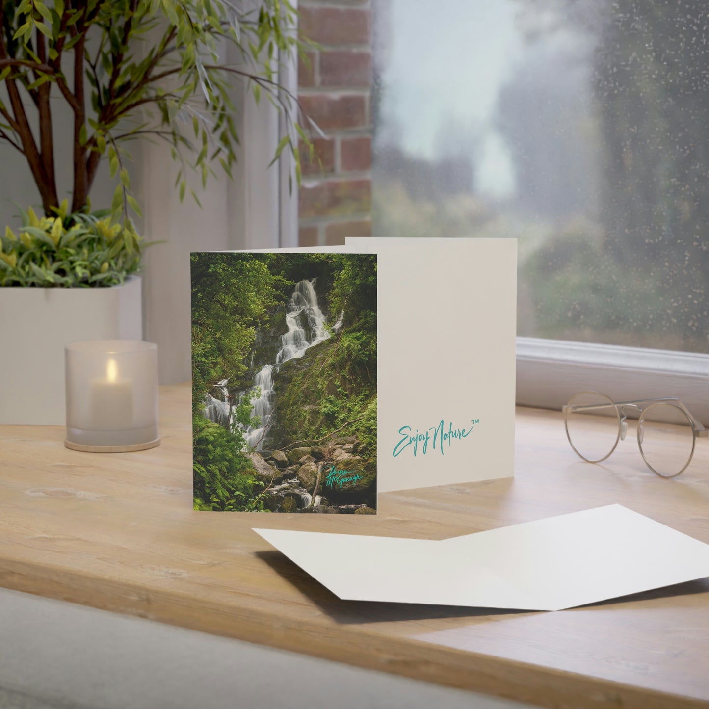 Photo note cards Killarney National Park Waterfall, boxed note cards, 10 pc