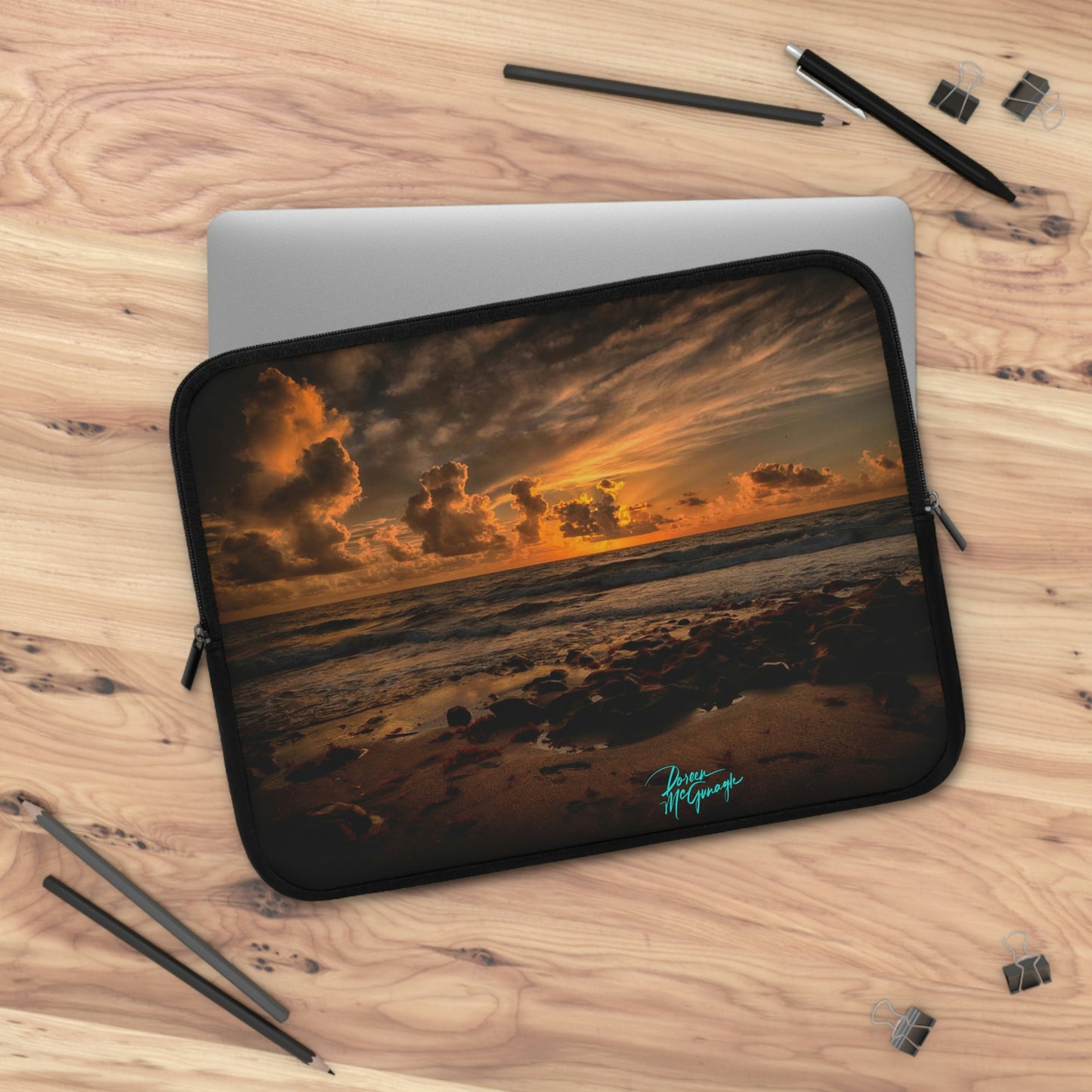 Sunrise on Coral Cove 15 Laptop Sleeve