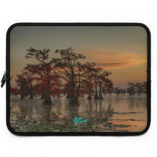 Sunrise on Caddo Lake Laptop Sleeve