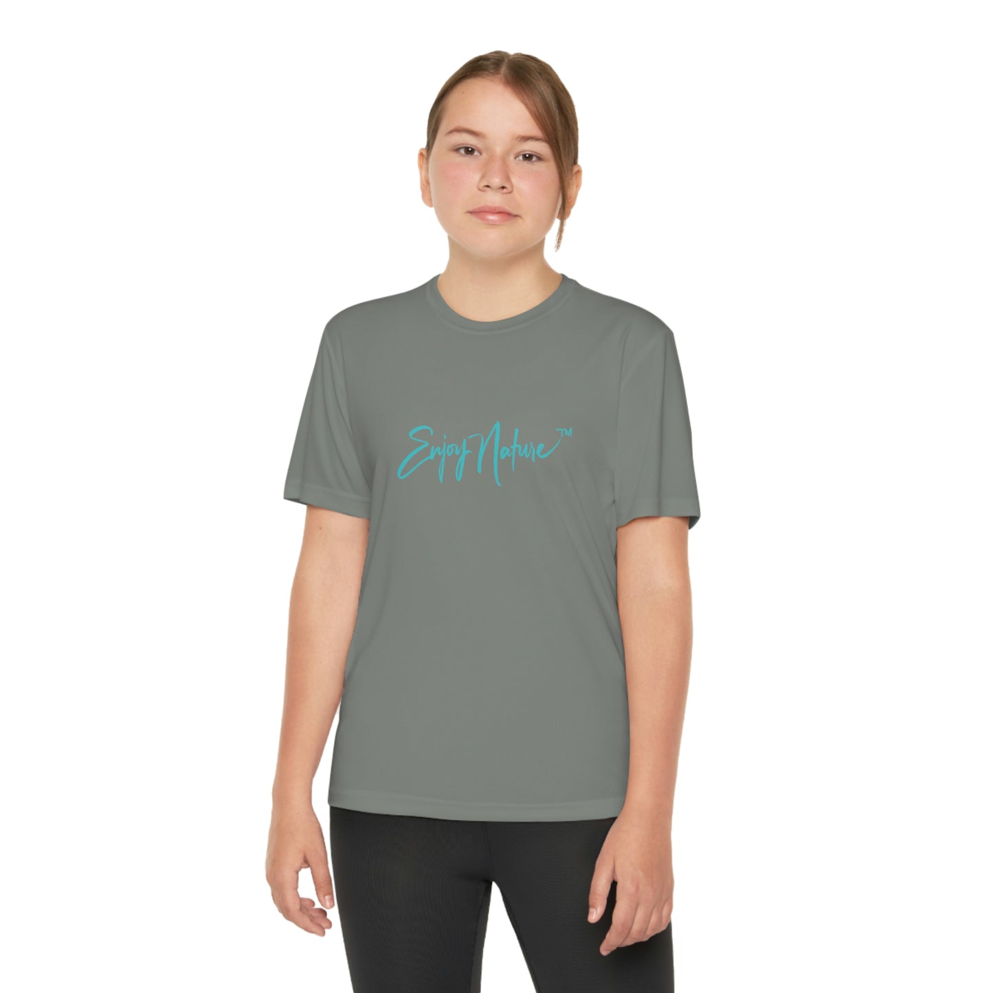 Youth T Shirts, Snowy Egret, performance shirt