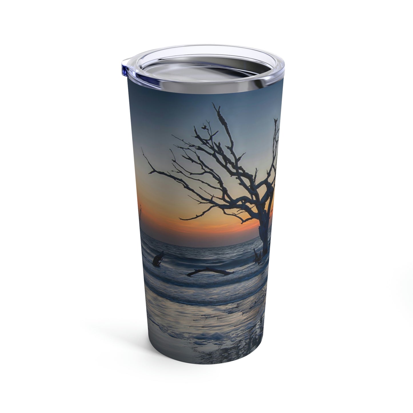 Eco friendly, Jekyll Island Sunrise adventure quencher travel tumbler 20 oz, insulated