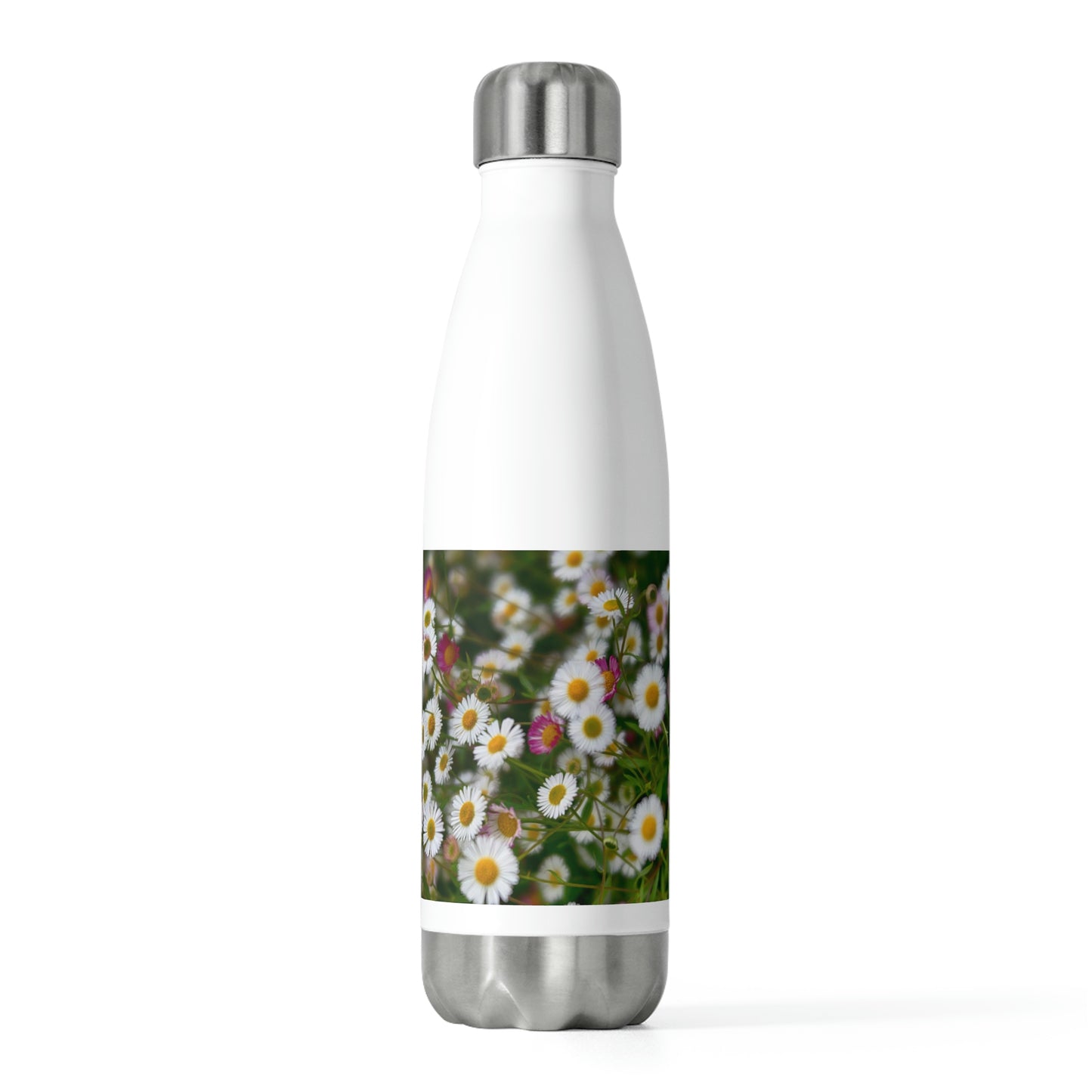 Eco friendly water bottle Wild Daisies,20oz insulated water bottle