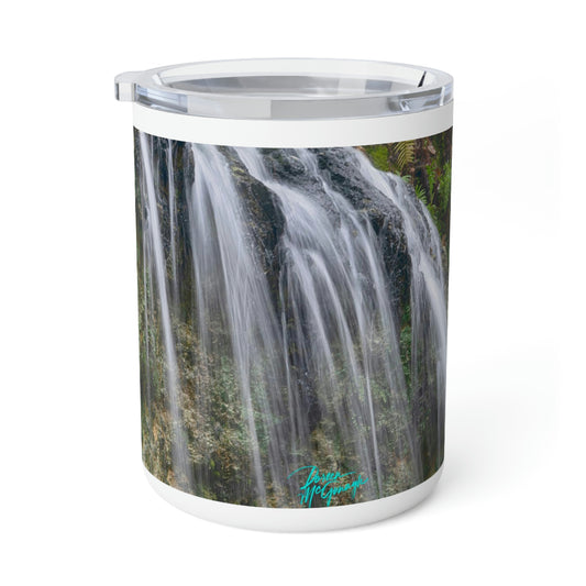 Eco friendly, Nature Waterfall ,10 oz Insulated travel Mug