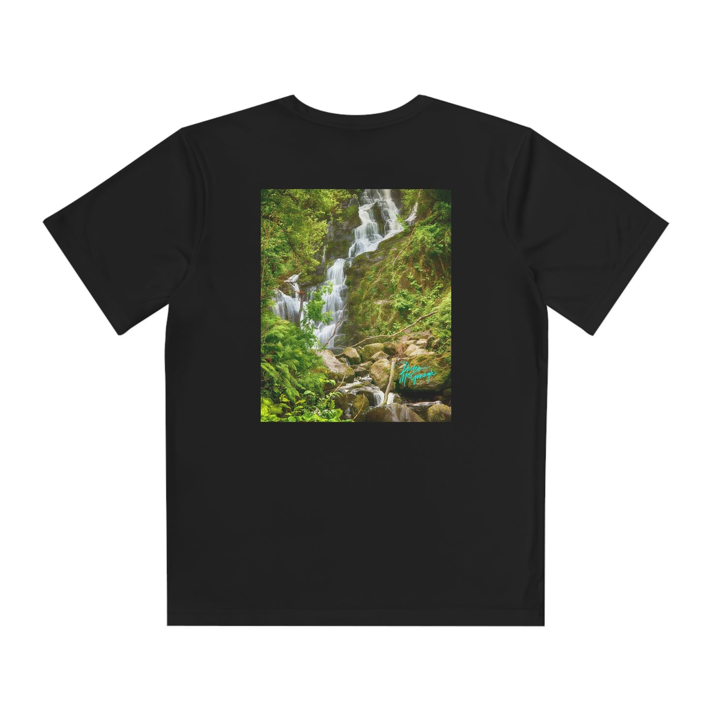 Youth T Shirts, Waterfall, performance shirt