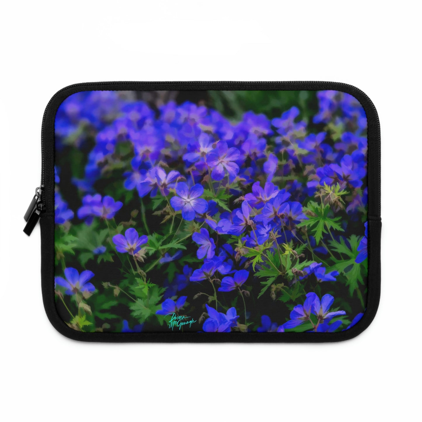 Blue Wildflowers Laptop Sleeve