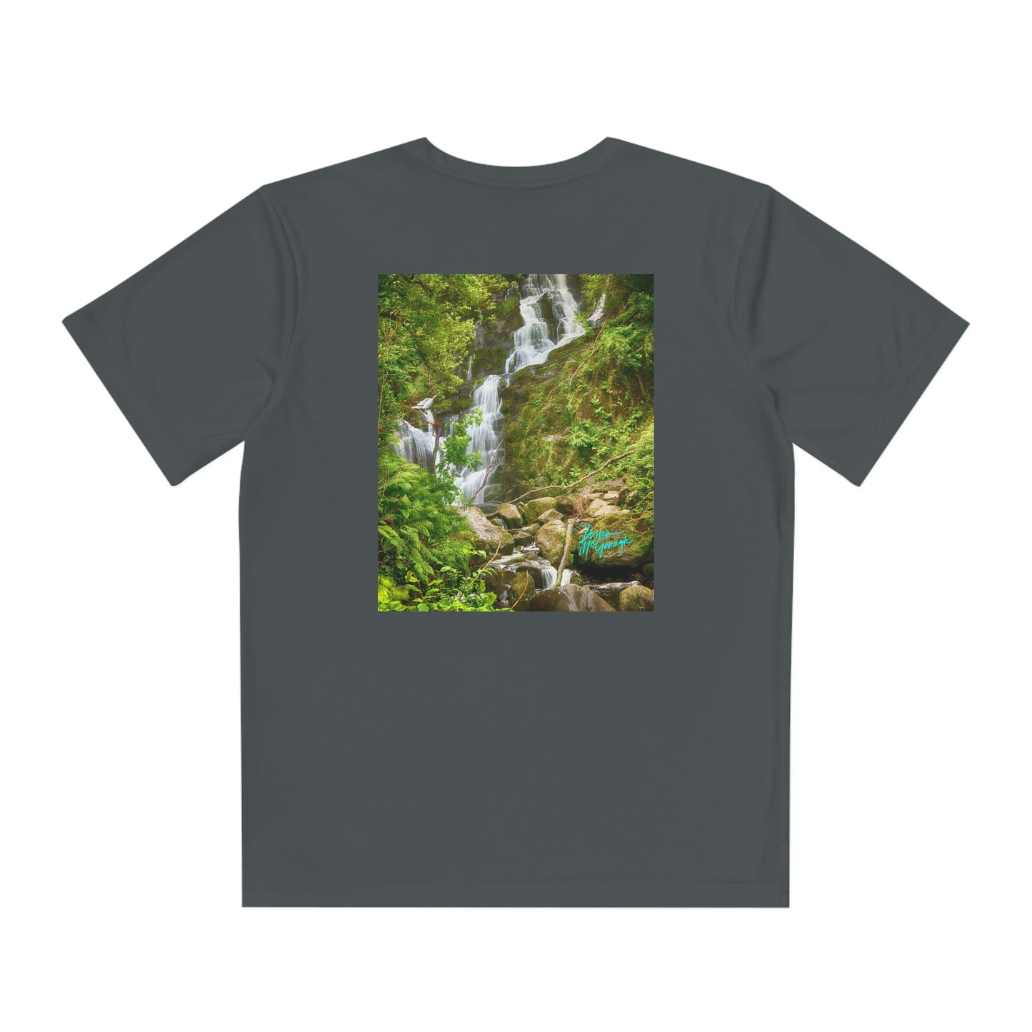 Youth T Shirts, Waterfall, performance shirt