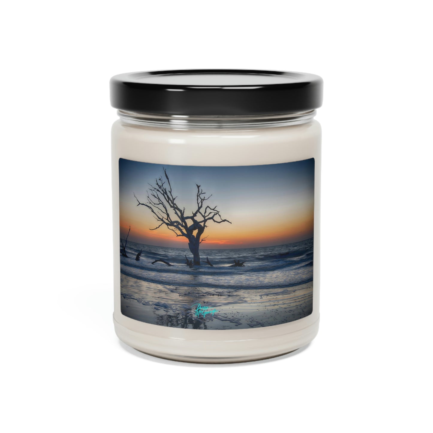 Natural Soy Candles Sunrise on Jekyll Island 04, 9oz, nature inspired decor