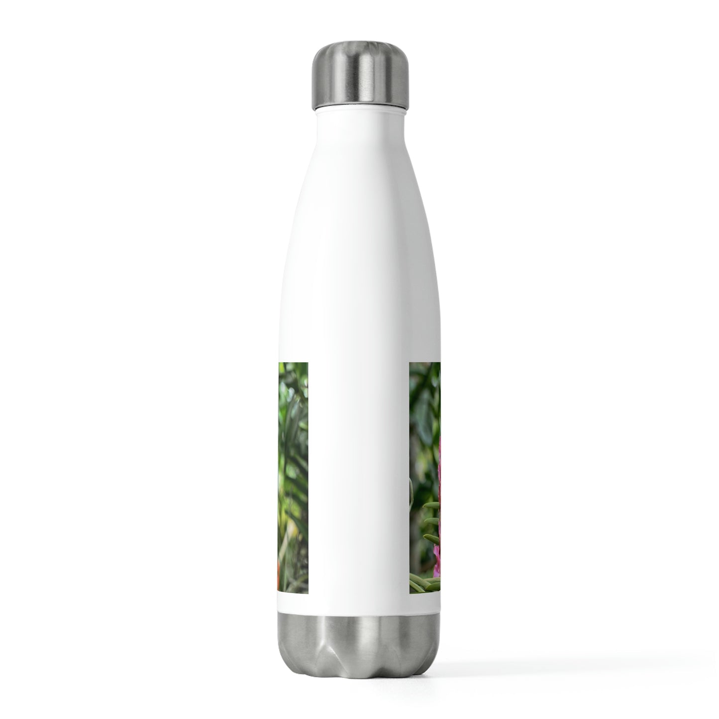 Eco friendly water bottle Pink Vanda Orchid 01, 20oz insulated water bottle