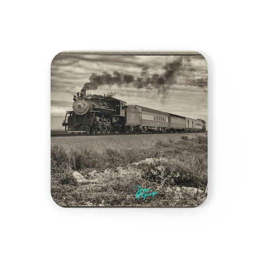 Sugar Express Train Cork Coaster Set