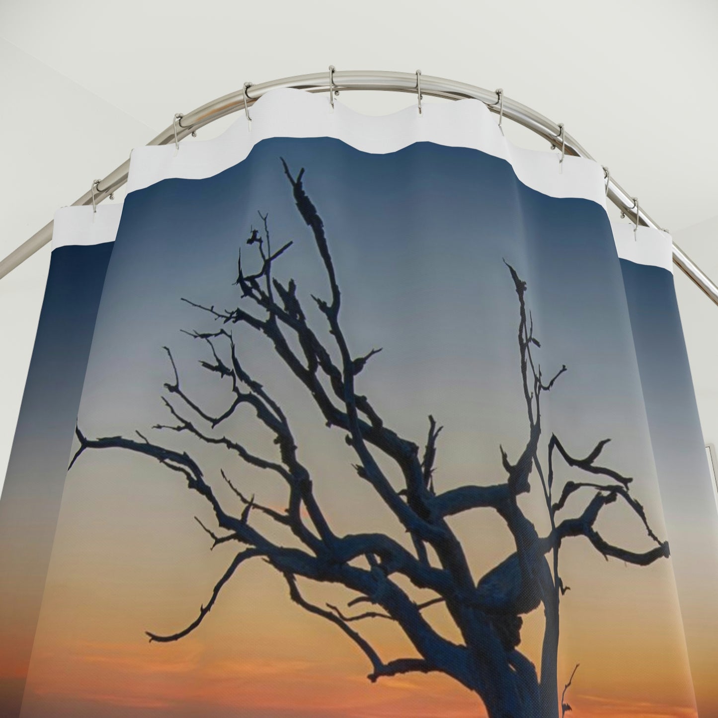 Earthy Shower Curtain, Sunrise on Jekyll Island 04, Inspired by Nature