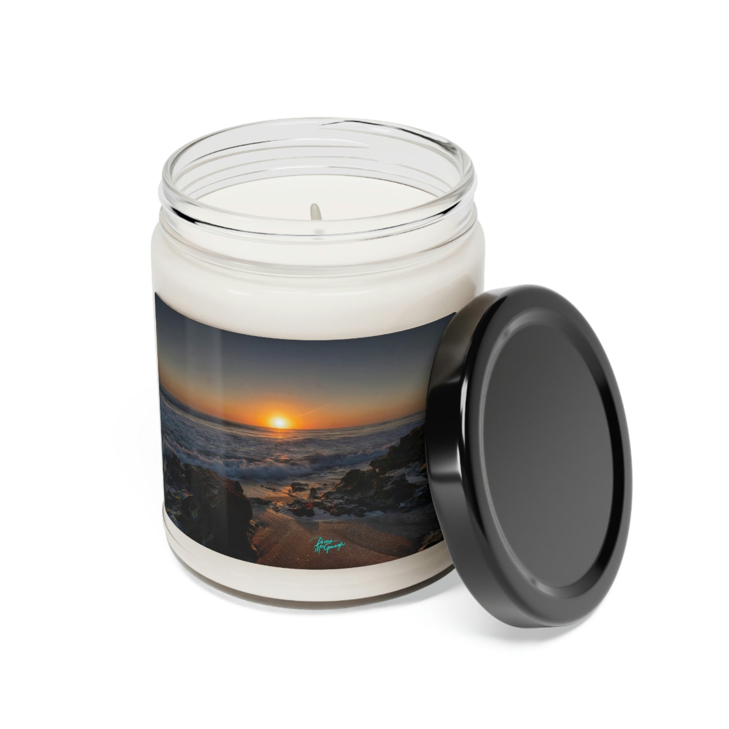 Natural Soy Candles Sunrise on Stuart Beach, 9oz, nature inspired decor