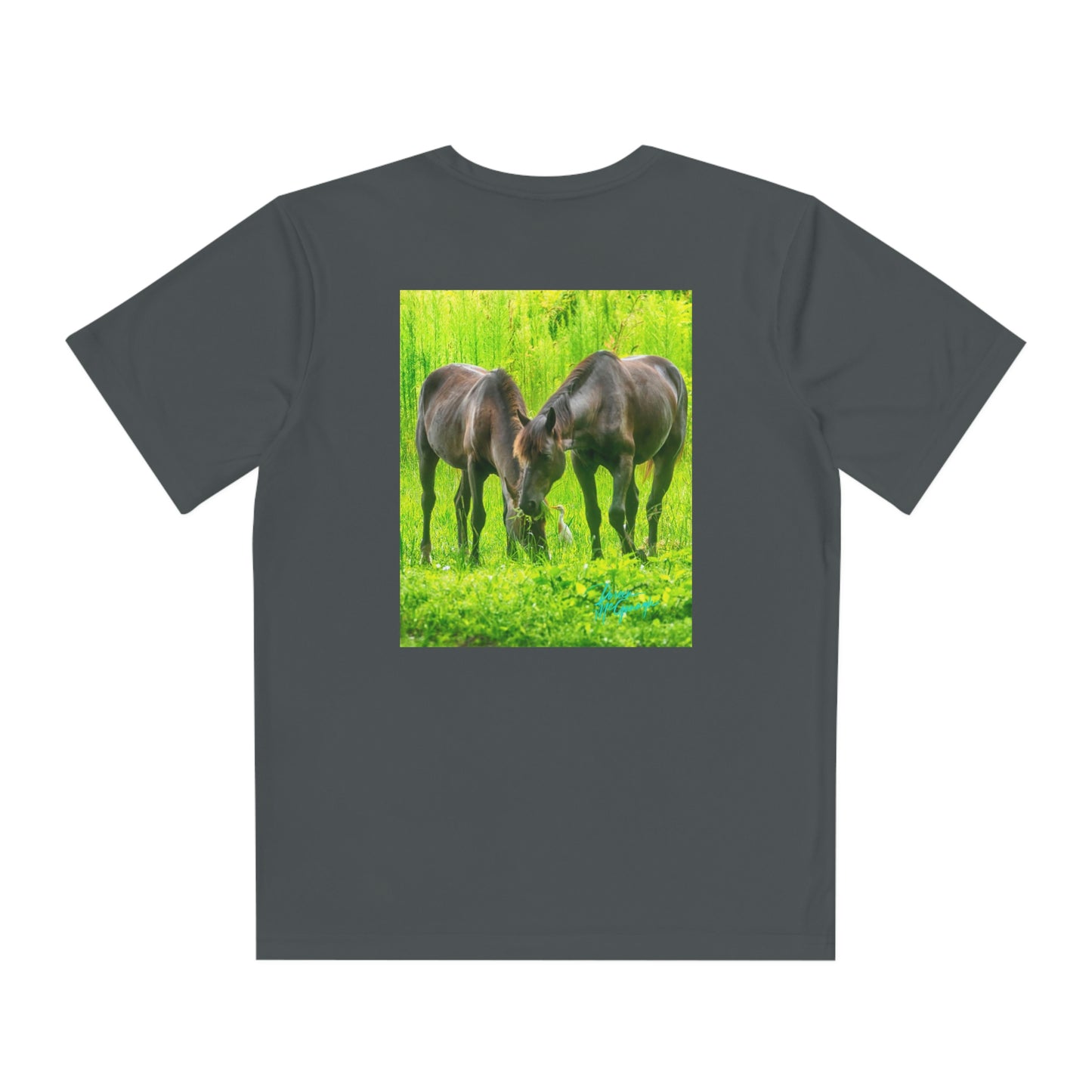 Youth T Shirts, Wild Horses, performance shirt