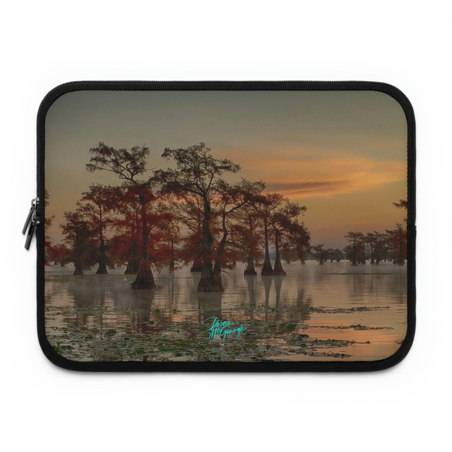 Sunrise on Caddo Lake Laptop Sleeve