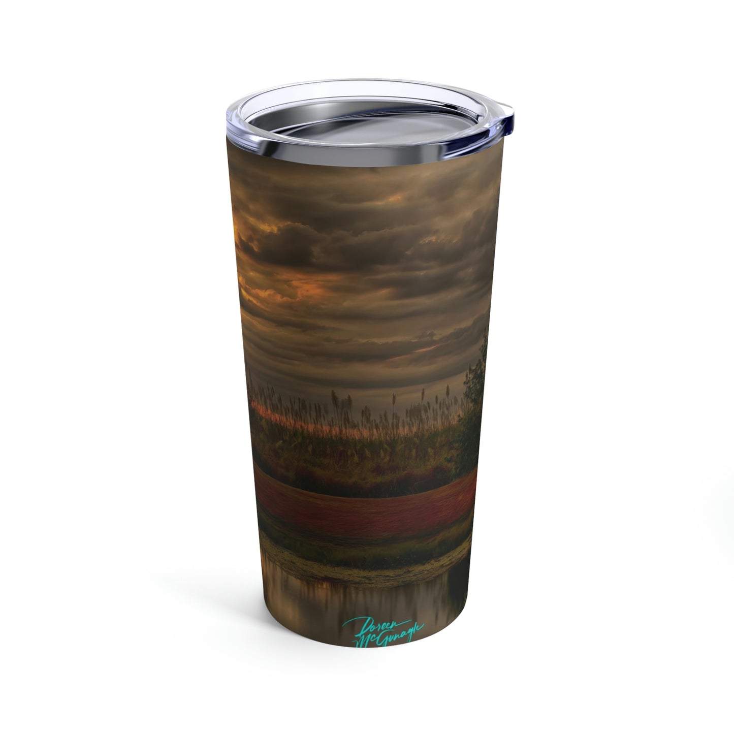 Eco friendly, Sunset in Clewiston, adventure quencher travel tumbler 20 oz, insulated