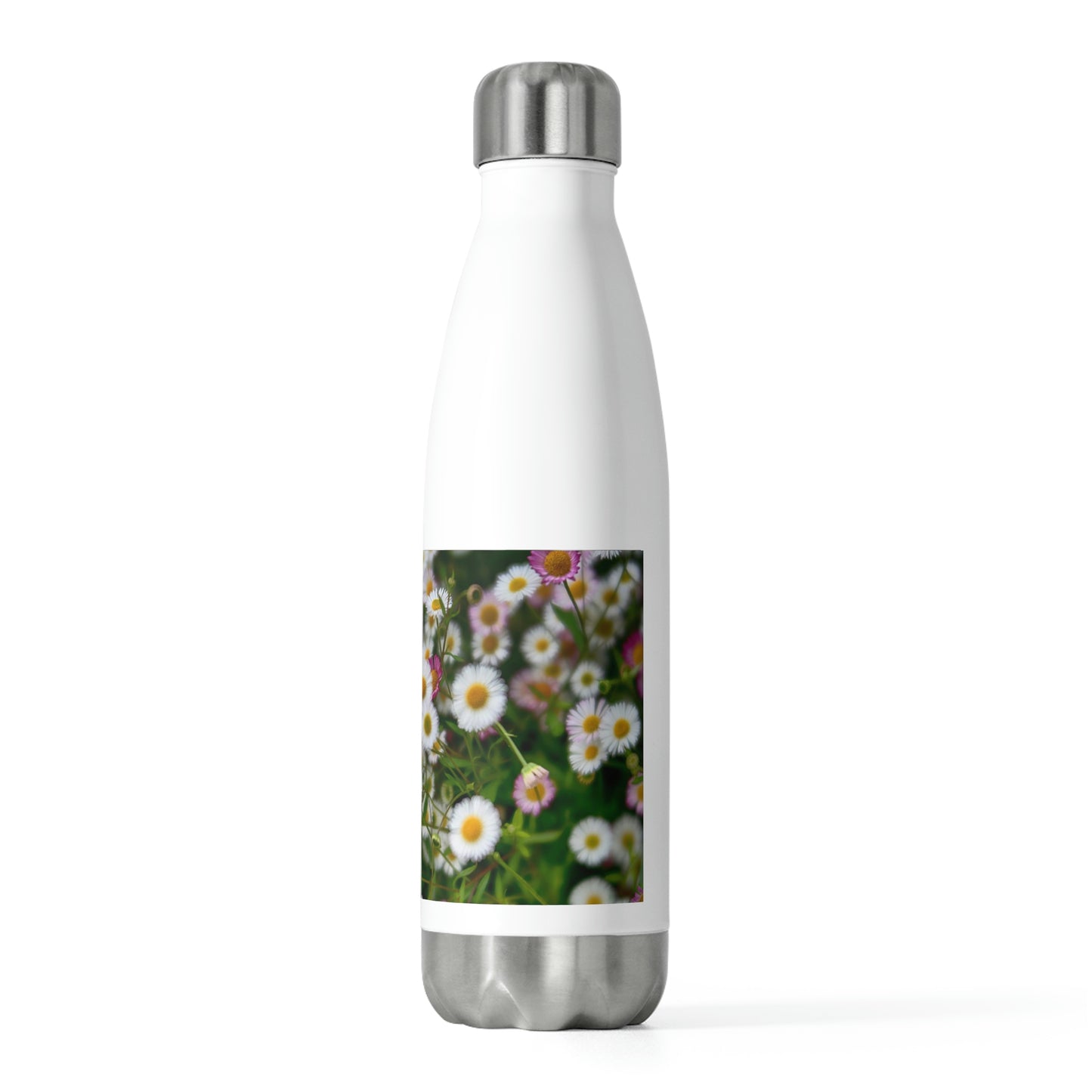 Eco friendly water bottle Wild Daisies,20oz insulated water bottle