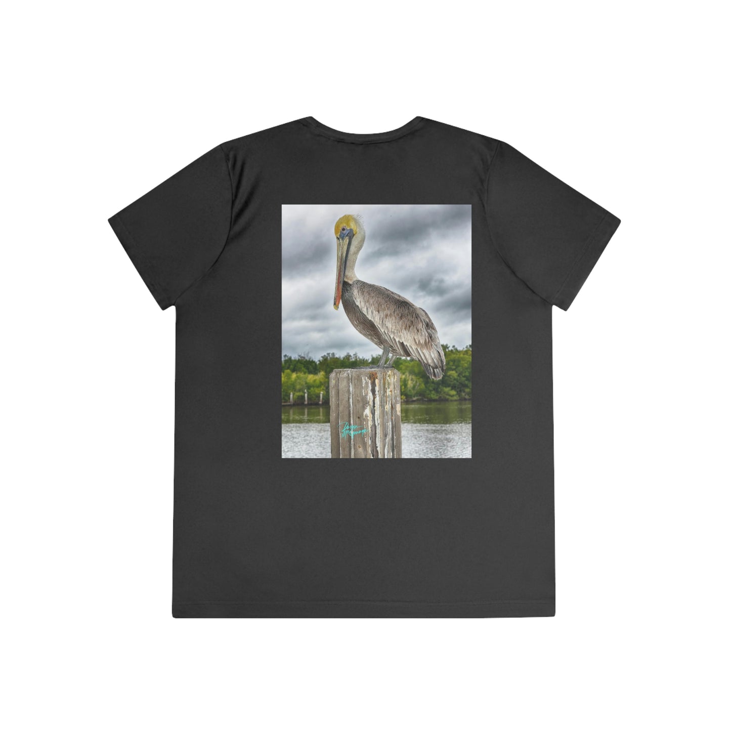 Womens Fitted Tee Shirts Pelican, Performance shirt