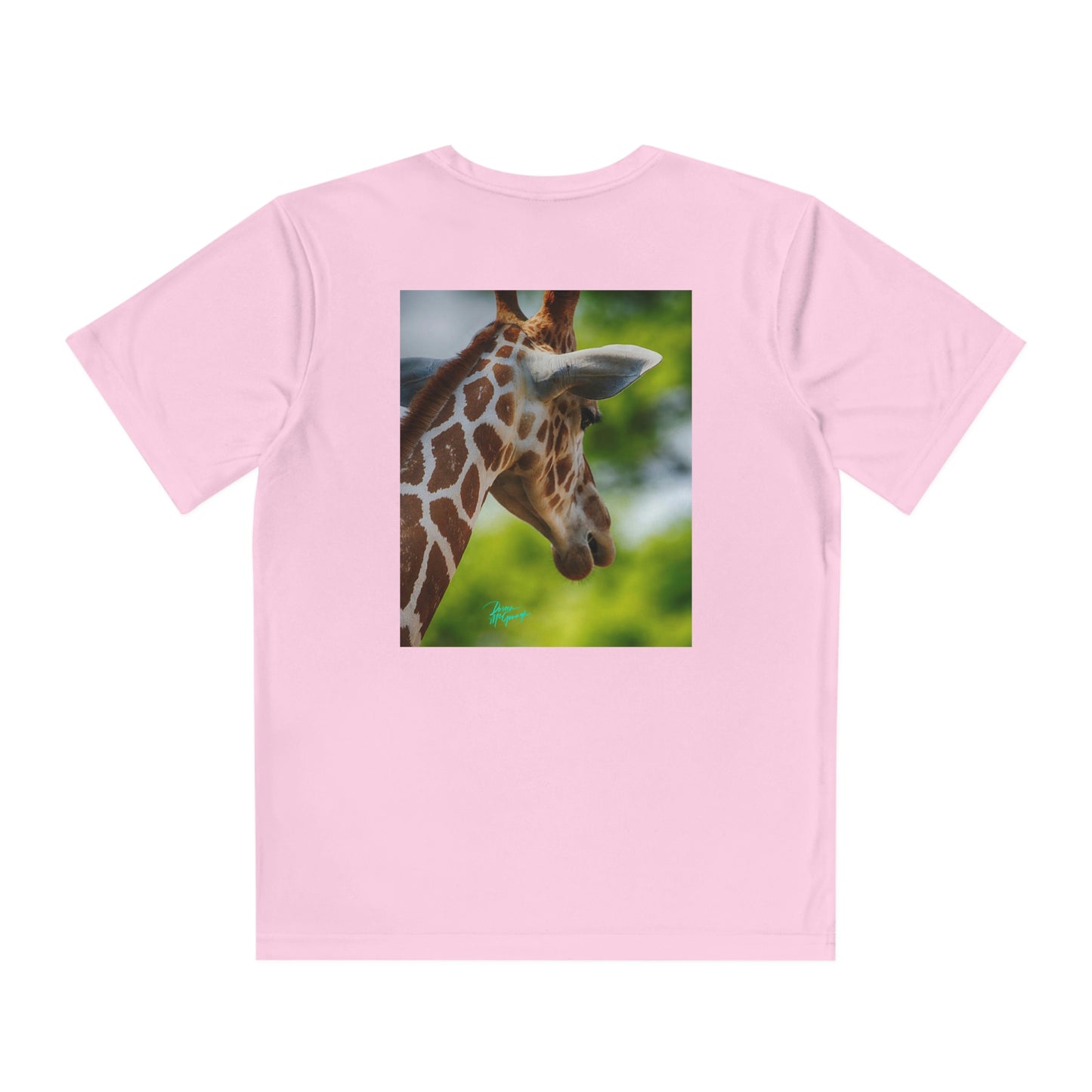 Youth T Shirts, Giraffe Portrait 09, performance shirt