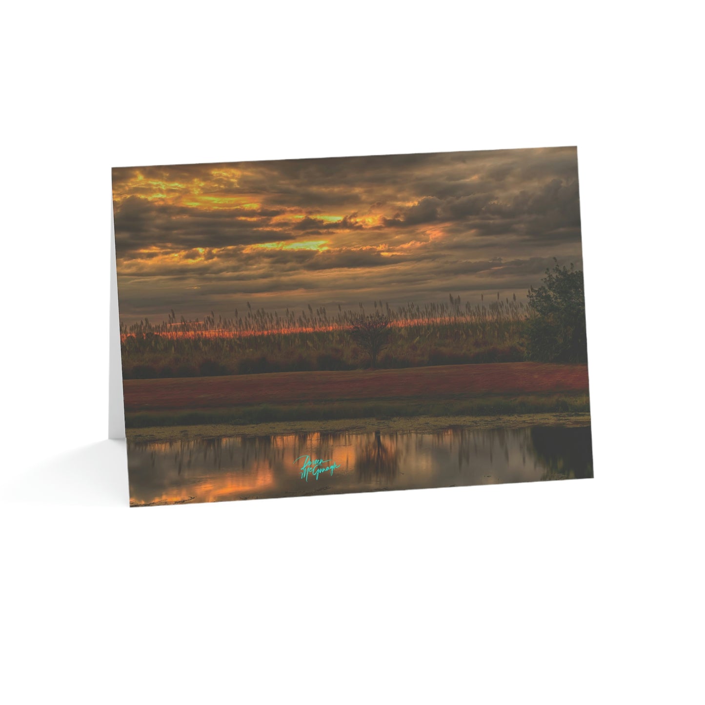 Photo note cards Sunset in Clewiston, boxed note cards, 10 pc