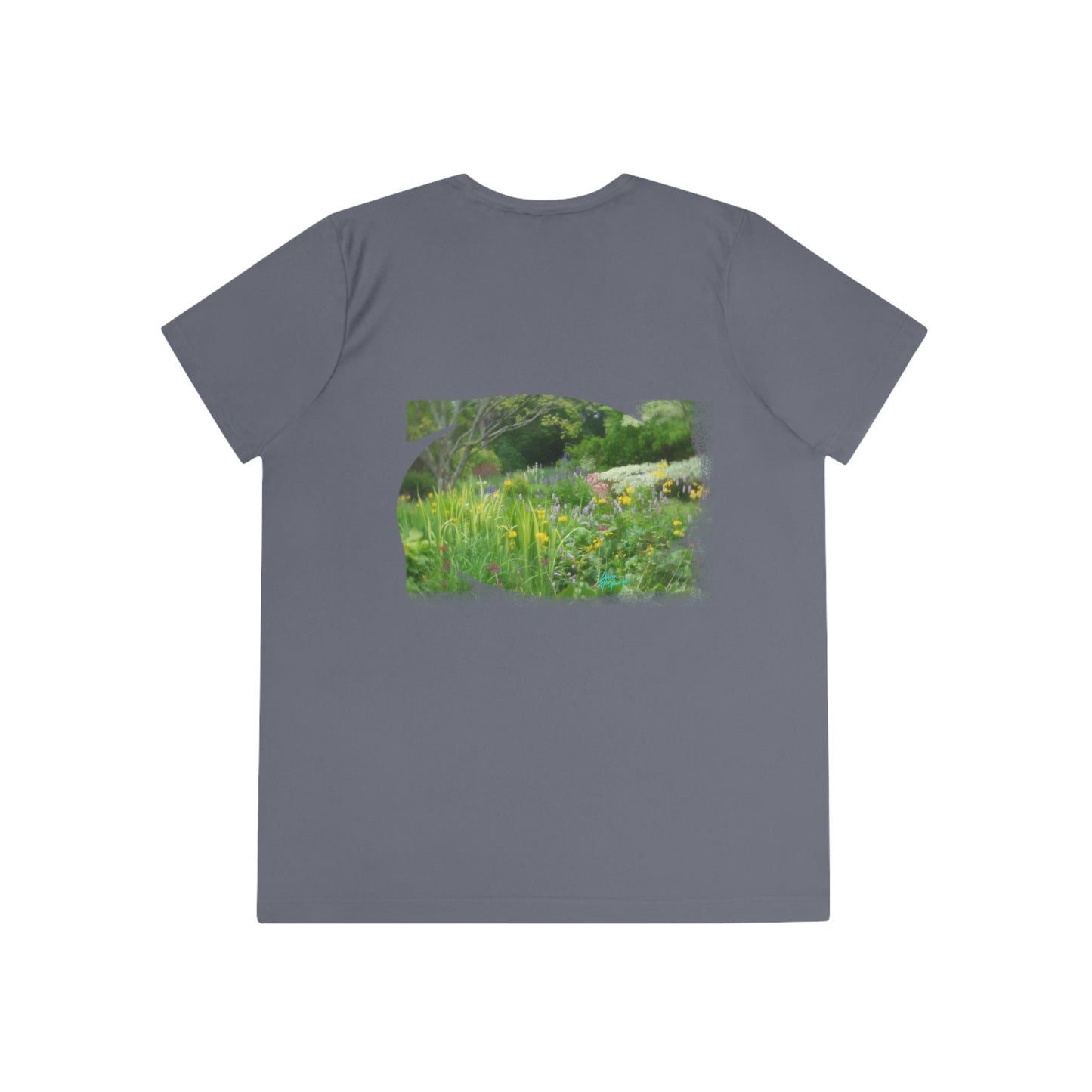 Womens Fitted Tee Shirts Ashford Garden Path 03, Performance shirt