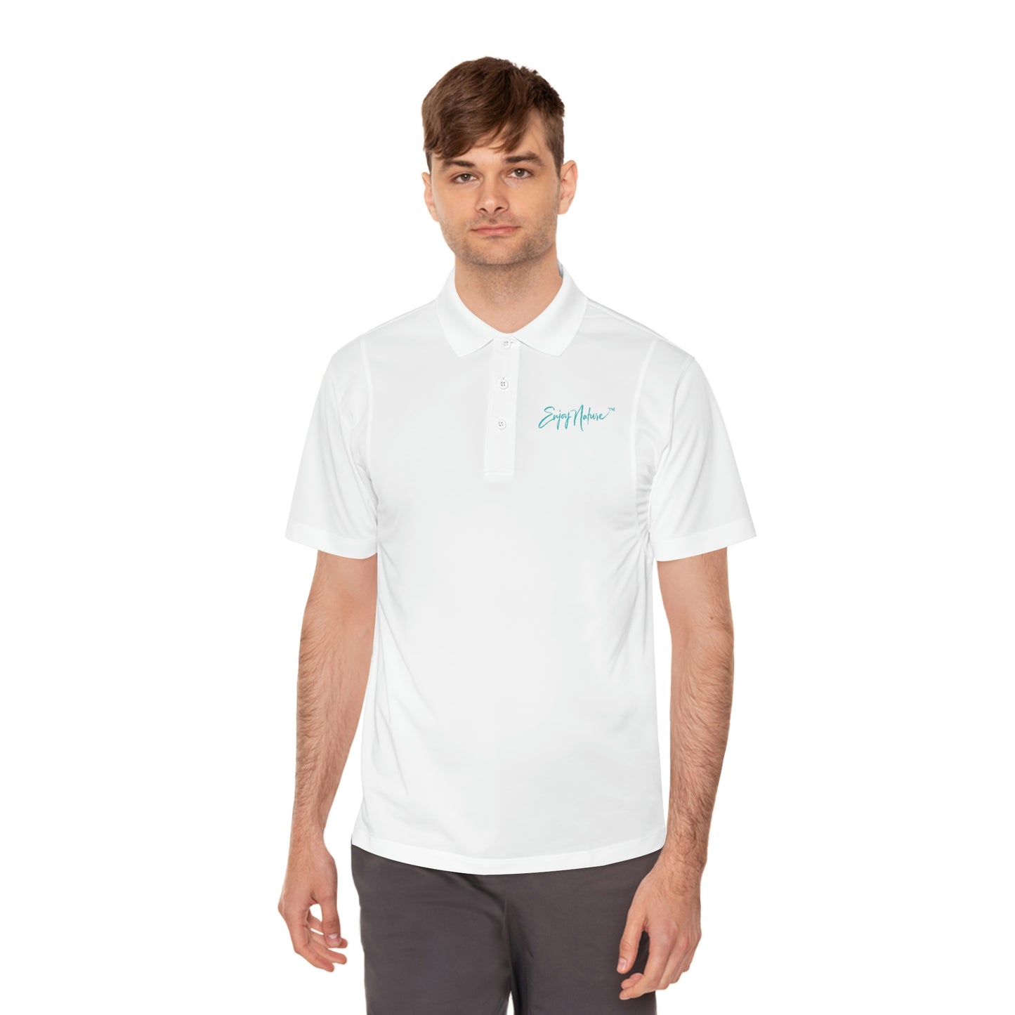 Mens polo shirts Pelican Bird, performance shirt, plus sizes